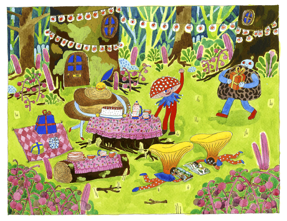 Illustration - aquarelle/gouache